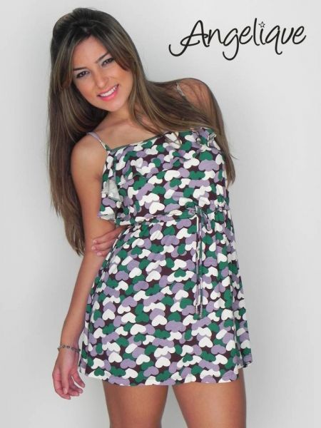 VESTIDO DANIELA (ESTAMPADO COM CORAÇÃO)